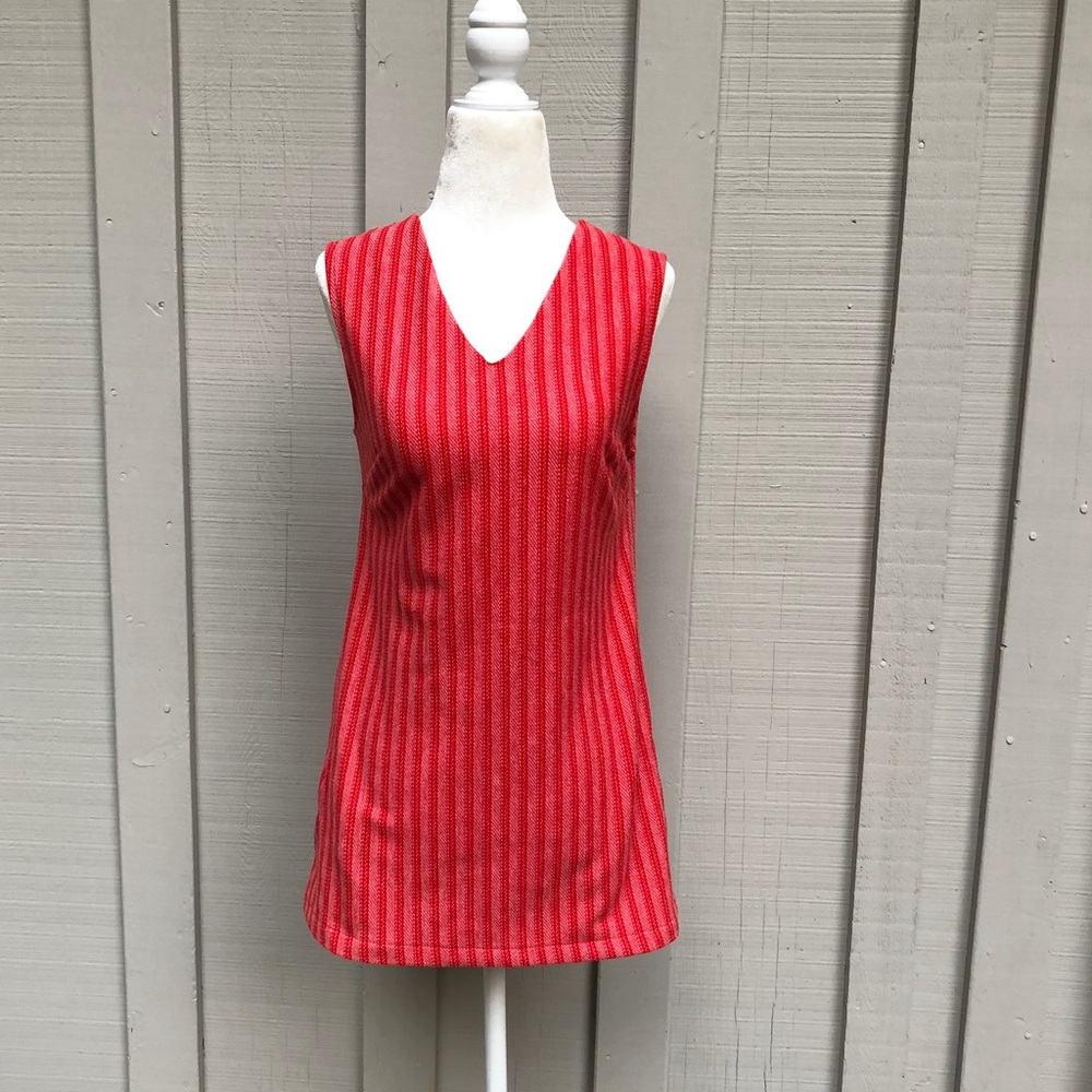 One Of A Kind Revamped Vintage Tunic Top W/Pockets